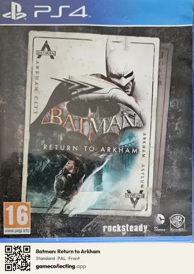 Batman: Return to Arkham PlayStation 4, PAL box front