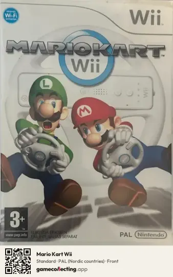 Mario Kart Wii Nintendo Wii, Nordic countries box front