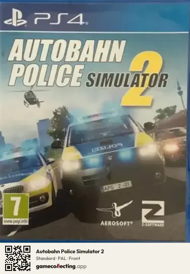 Autobahn Police Simulator 2 PlayStation 4, PAL box front