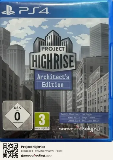 Project Highrise PlayStation 4, Germany box front