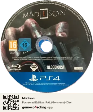 Madison PlayStation 4, PAL disc