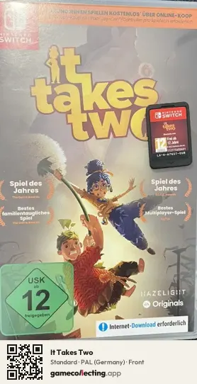 It Takes Two Nintendo Switch, Germany box front