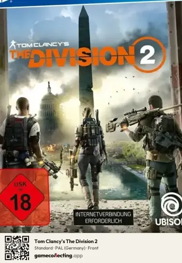 Tom Clancy's The Division 2 PlayStation 4, Germany box front