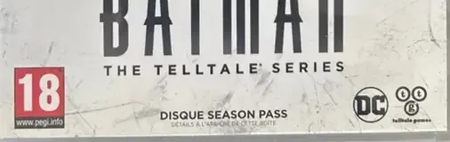 Batman: The Telltale Series, the PEGI square on its front