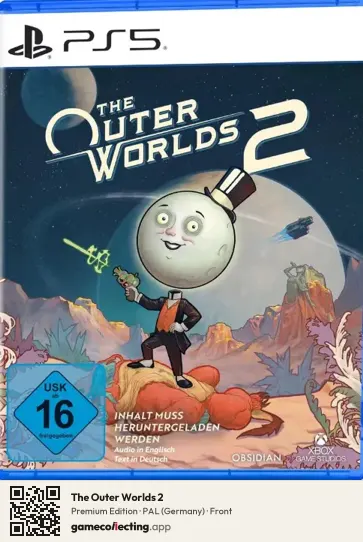 The Outer Worlds 2 PlayStation 5, Germany box front