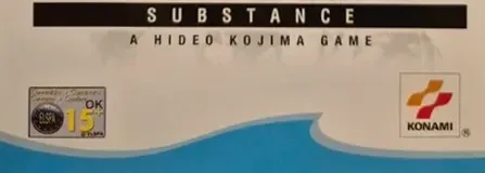 Metal Gear Solid 2: Substance, the ELSPA age band on its front
