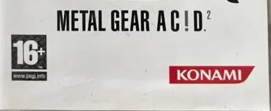 Metal Gear Acid 2, the PEGI square on its front