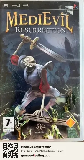 MediEvil Resurrection PlayStation Portable, Netherlands box front