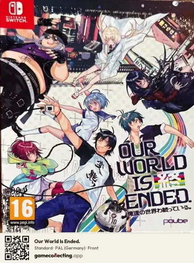 Our World Is Ended. Nintendo Switch, Germany box front