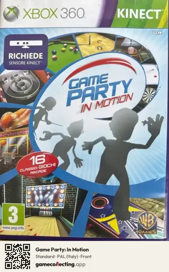 Game Party: In Motion Xbox 360, Italy box front