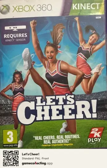 Let's Cheer! Xbox 360, PAL box front