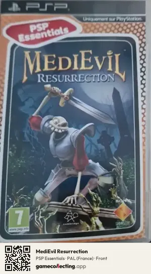 MediEvil Resurrection PlayStation Portable, France box front