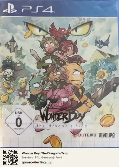 Wonder Boy: The Dragon's Trap PlayStation 4, Germany box front