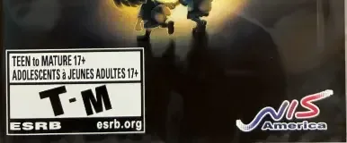 Yomawari: The Long Night Collection, the ESRB box on its front