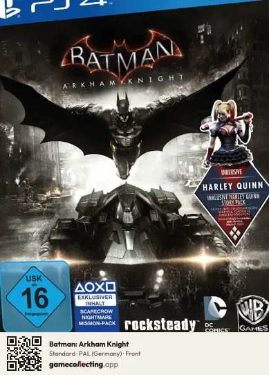Batman: Arkham Knight PlayStation 4, Germany box front