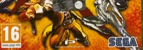 Anarchy Reigns, the PEGI square on its front