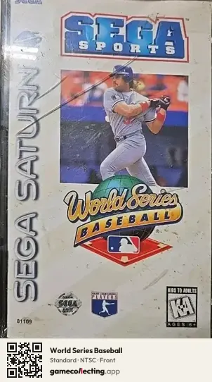 World Series Baseball Sega Saturn, NTSC box front