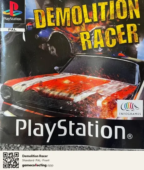 Demolition Racer PlayStation, PAL box front