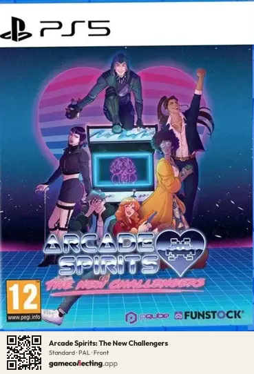 Arcade Spirits: The New Challengers PlayStation 5, PAL box front