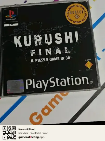 Kurushi Final PlayStation, Italy box front