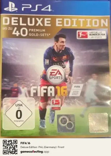 FIFA 16 PlayStation 4, Germany box front