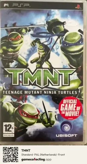 TMNT PlayStation Portable, Netherlands box front