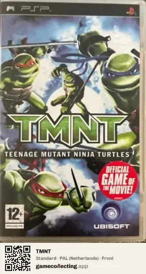 TMNT PlayStation Portable, Netherlands box front