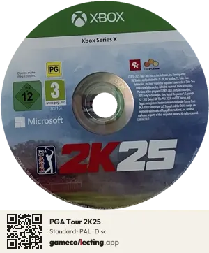 PGA Tour 2K25 Xbox Series X, PAL disc