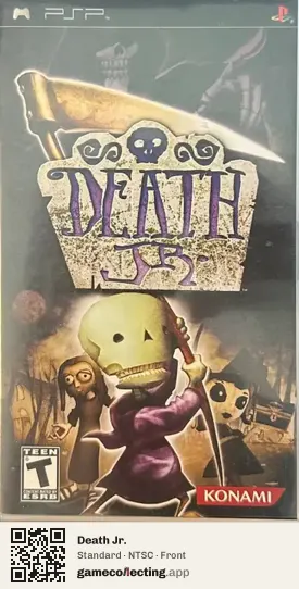 Death Jr. PlayStation Portable, NTSC box front