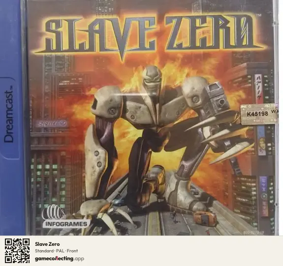 Slave Zero Sega Dreamcast, PAL box front
