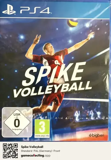 Spike Volleyball PlayStation 4, Germany box front