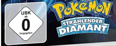 Pokémon Brilliant Diamond, the USK square on its front
