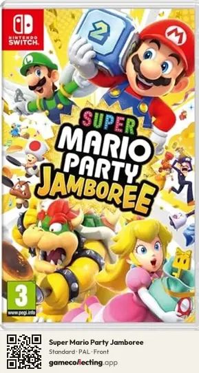 Super Mario Party Jamboree Nintendo Switch, PAL box front