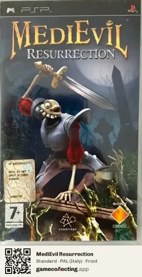 MediEvil Resurrection PlayStation Portable, Italy box front