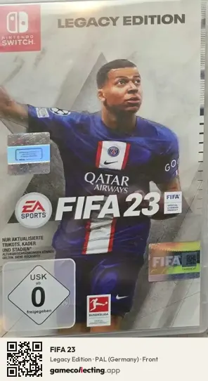 FIFA 23 Nintendo Switch, Germany box front