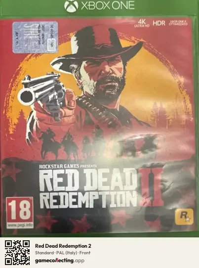 Red Dead Redemption 2 Xbox One, Italy box front