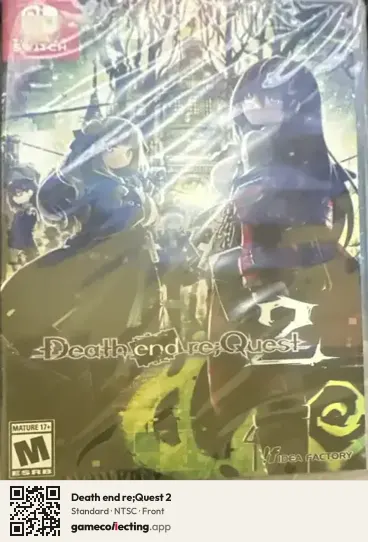Death end re;Quest 2 Nintendo Switch, NTSC box front