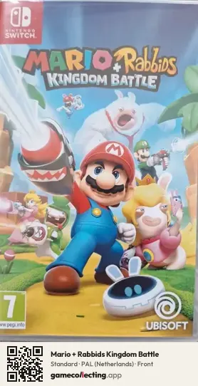 Mario + Rabbids Kingdom Battle Nintendo Switch, Netherlands box front