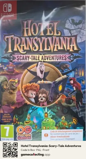 Hotel Transylvania: Scary-Tale Adventures Nintendo Switch, PAL box front