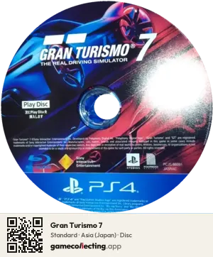 Gran Turismo 7 PlayStation 4, Asia disc