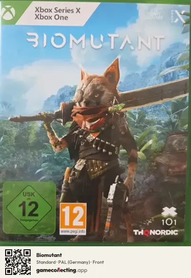Biomutant Xbox Series X, Germany box front