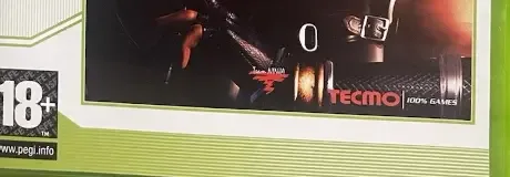 Ninja Gaiden Black, the PEGI square on its front