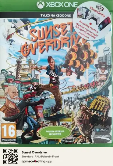 Sunset Overdrive Xbox One, Poland box front