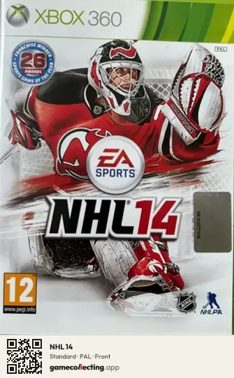 NHL 14 Xbox 360, PAL box front