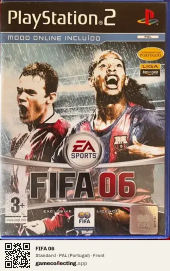 FIFA 06 PlayStation 2, Portugal box front