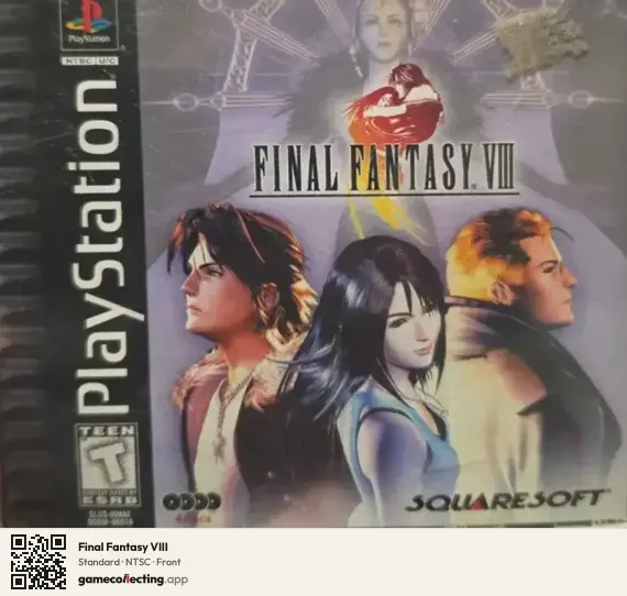 Final Fantasy VIII PlayStation, NTSC box front
