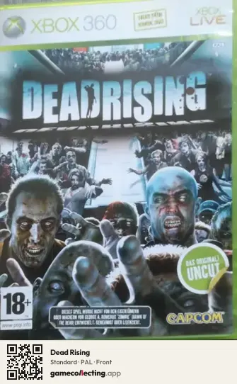 Dead Rising Xbox 360, PAL box front