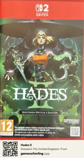 Hades II Nintendo Switch 2, United Kingdom box front