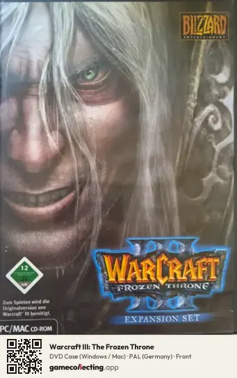Warcraft III: The Frozen Throne Computer, Germany box front