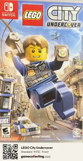 LEGO City Undercover Nintendo Switch, NTSC box front